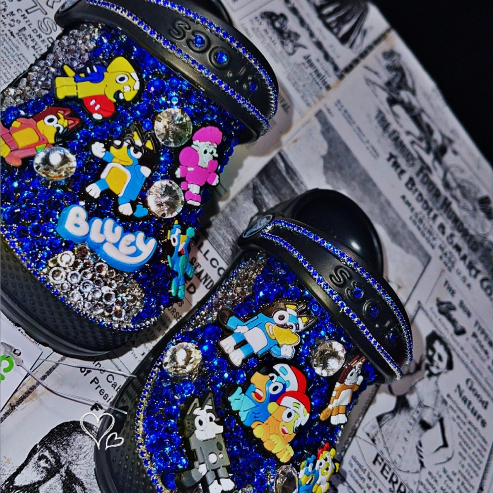 Bluey Kids crocs with Cartoon Characters